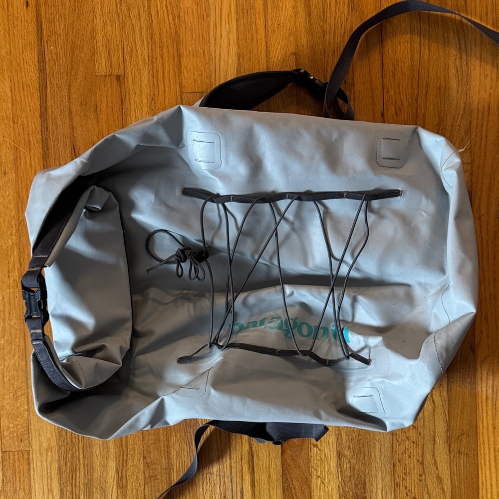Stormsurge Roll-Top Pack -Patagonia Waterproof Gray Backpack
